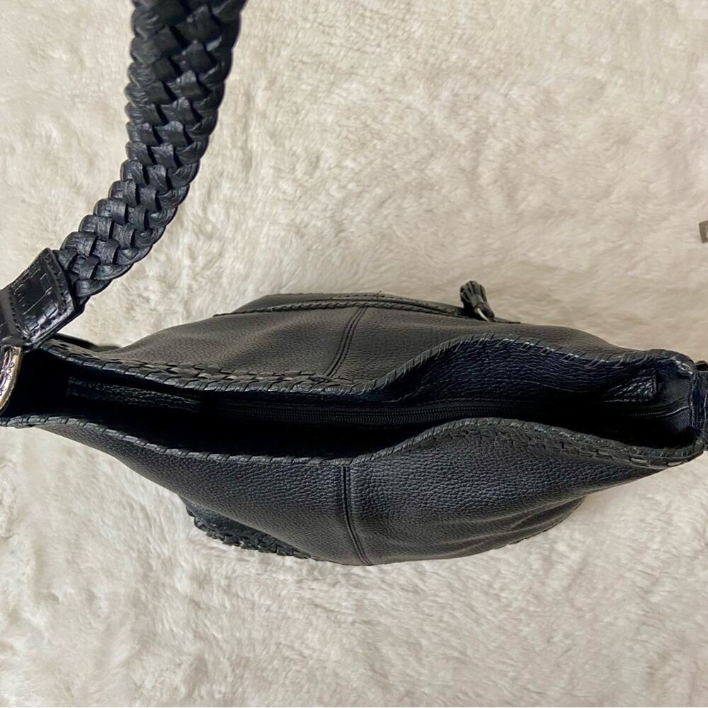 Brighton Black Leather Bag - Picture 7 of 12
